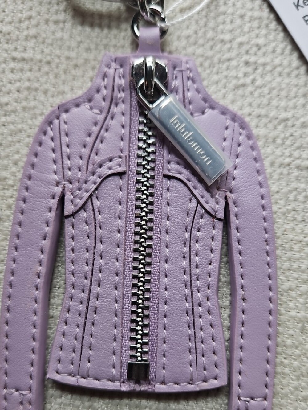 lululemon athletica Lavender Define Jacket Keychain Charm - Picture 2 of 13